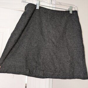 Aritzia Dark Grey Mini Skirt